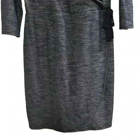 The Limited Women's Blue 3/4 Sleeve Wrap Dress Size M Knee Length - Picture 6 of 16